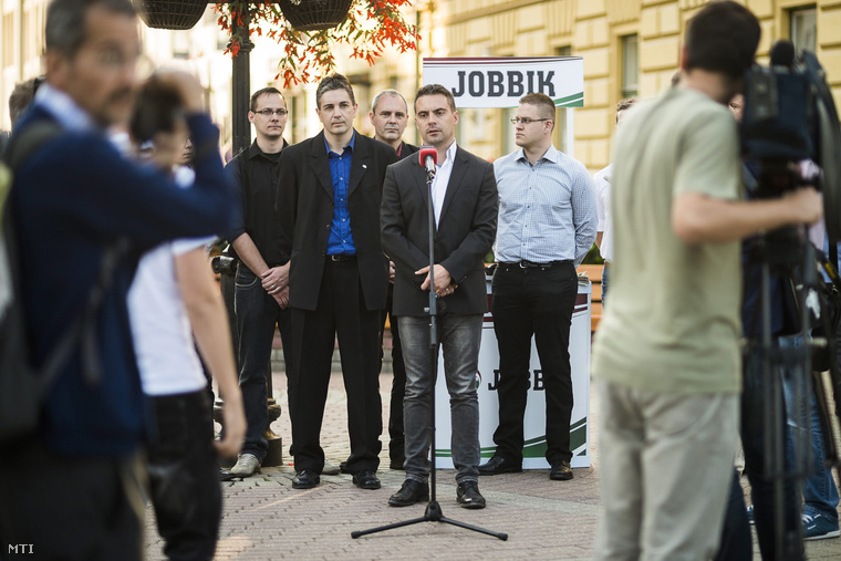 Jobbik kampány Nyíregyházán 2014. szeptember 18-án