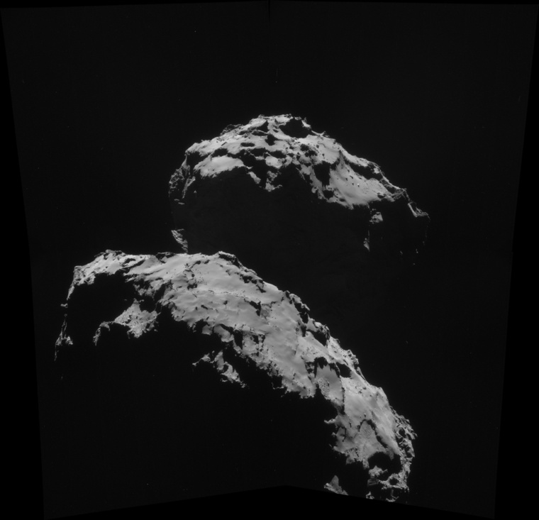 Szintén a NAVCAM fotója, 2014. szeptember 10-én (ESA/Rosetta NAVCAM).