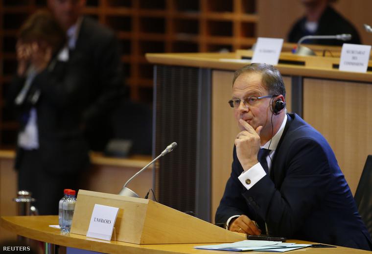 Navracsics Tibor meghallgatása az Európai Parlamentben, 2014. október 1-én.