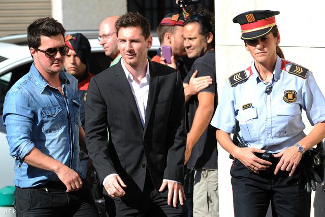 Messi a bíróságon 2013 szeptemberében