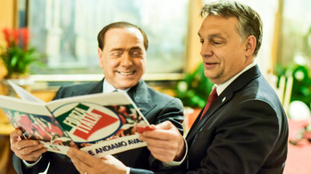 Orbán találkozott Berlusconival