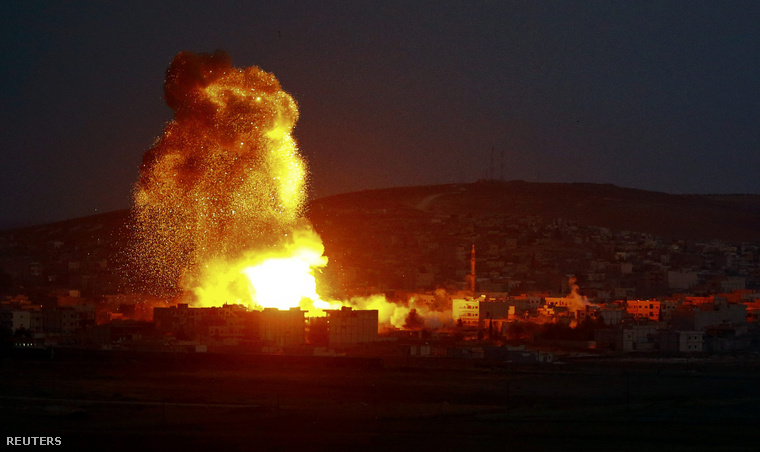 Kobani bombázása