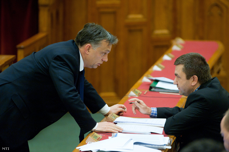 Orbán Viktor és Czomba Sándor