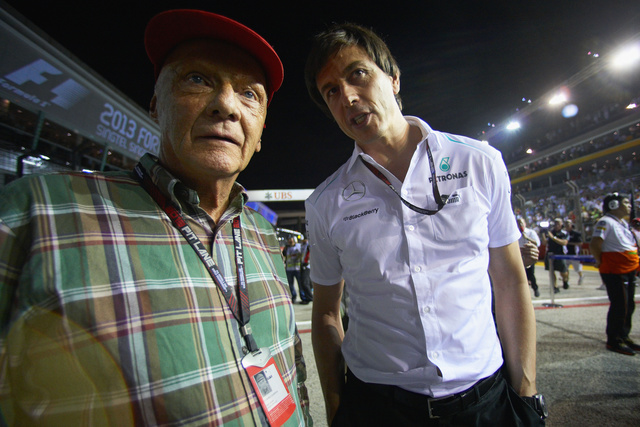 Niki Lauda és Toto Wolff