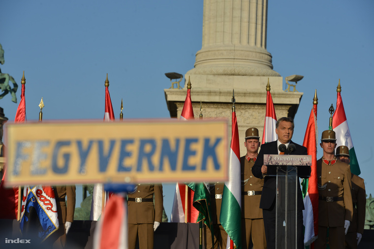 Orbán Viktor október 23-i beszéde a Hősök terén