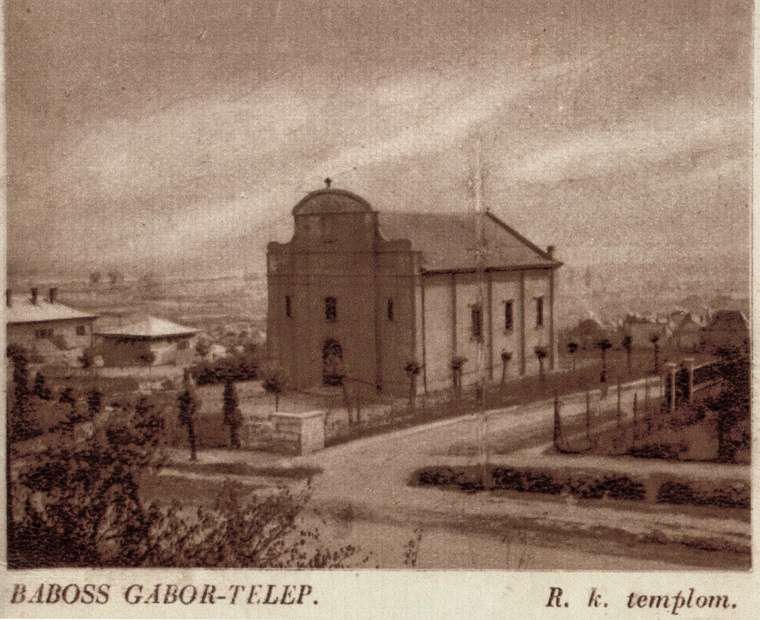 A Baross Gábor-telepi templom még torony nélkül