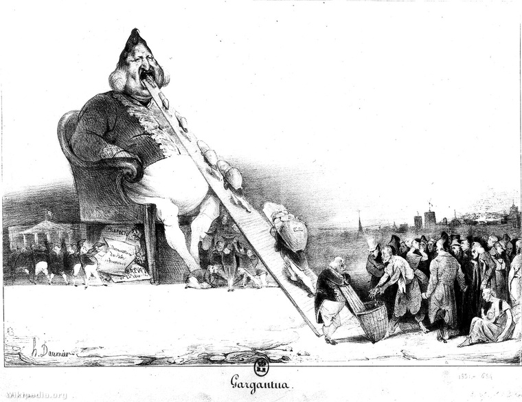 Honoré Daumier: Gargantua