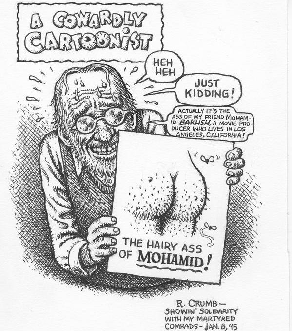 Robert-Crumb-Nails-The-Mohammed-Cartoonists