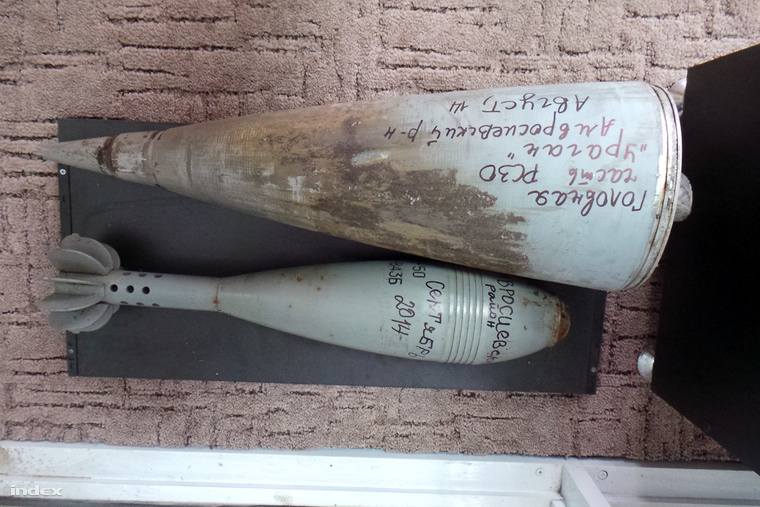Lakóövezetre kilőtt rakéták feje a Donyeck régióból