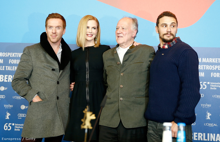 Damien Lewis, Nicole Kidman, Werner Herzog és James Franco péntek délután Berlinben.