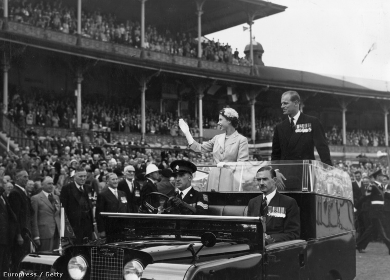 II. Erzsébet Melbourne-ben, 1954