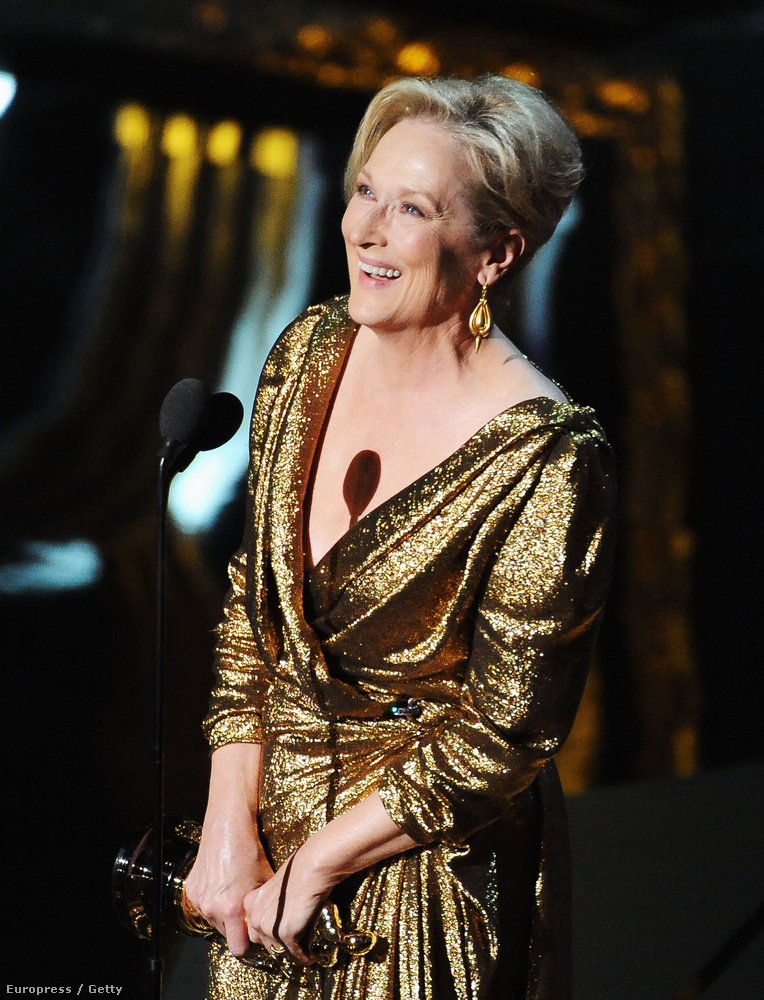 2012, Meryl Streep A vasladyben alakított nagyot.