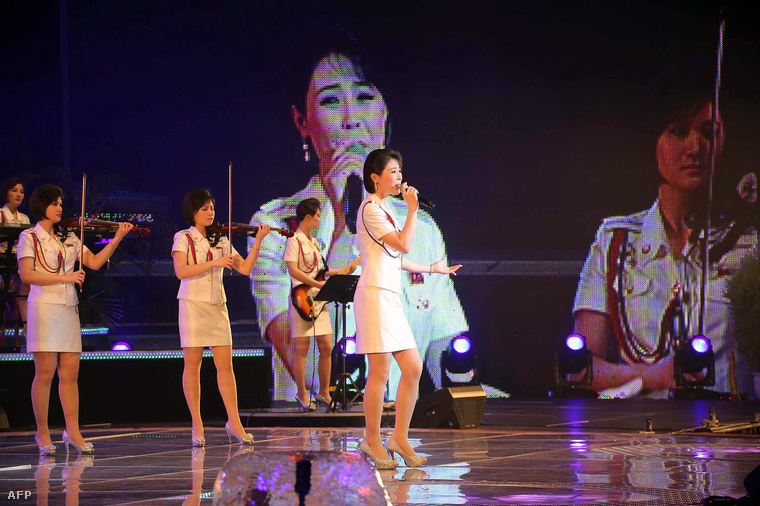 Moranbong koncert Észak-Koreában