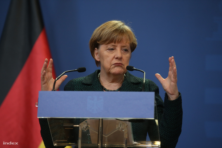 Angela Merkel Budapesten