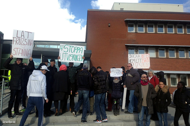 Kedden tüntettek Fruzsina tartózkodásának meghosszabbításáért