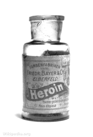 Bayer Heroin bottle