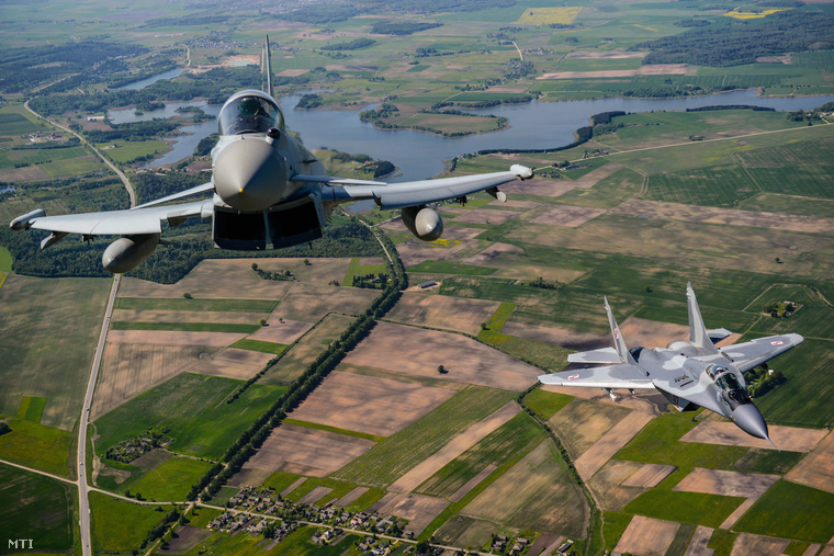 NATO-gépek légtérellenőrzése a balti államokban
