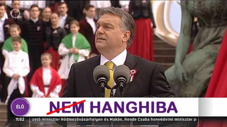Véletlenül kiszivárgott az Orbán-beszéd eltitkolt hangsávja