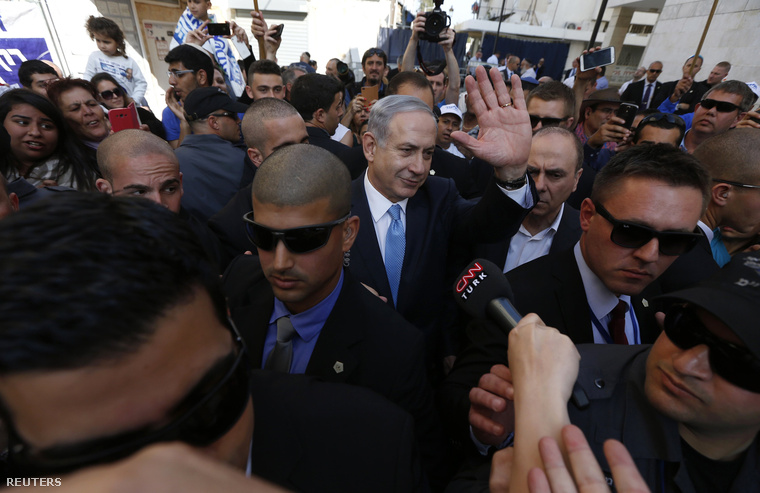 Benjámin Netanjahu kampányol Askelonban