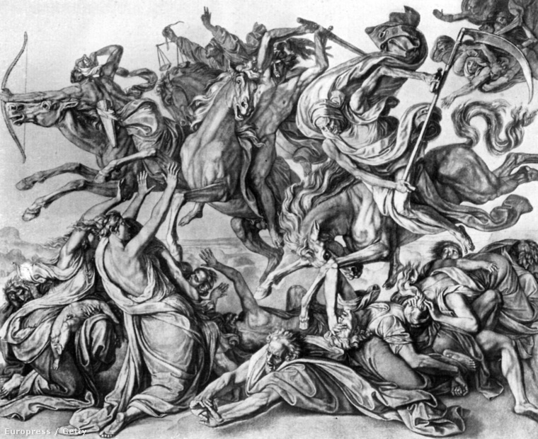 Az apokalipszis négy lovasa (1926. Peter von Cornelius)
