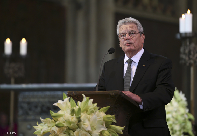 Joachim Gauck a kölni dómban tartott megemlékezésen