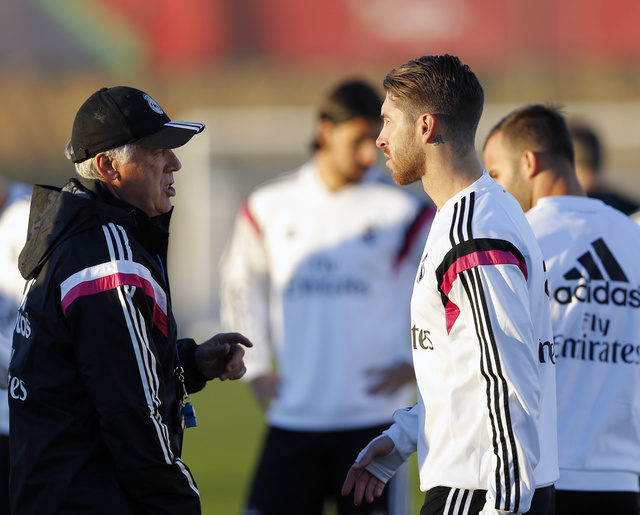 Carlo Ancelotti és Sergio Ramos
