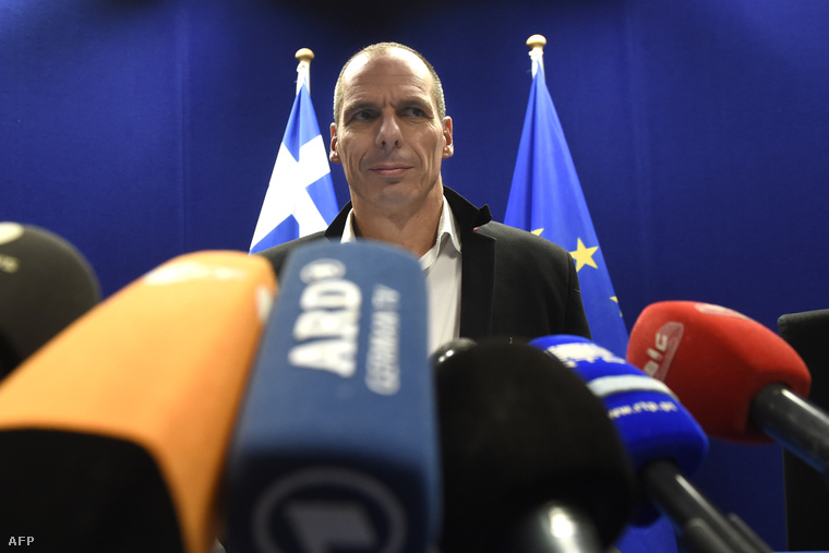 Janisz Varufakisz görög pénzügyminiszter
