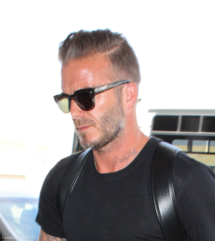 David Beckham megjelent a Los Angeles-i reptéren, hogy hazautazzon Londonba